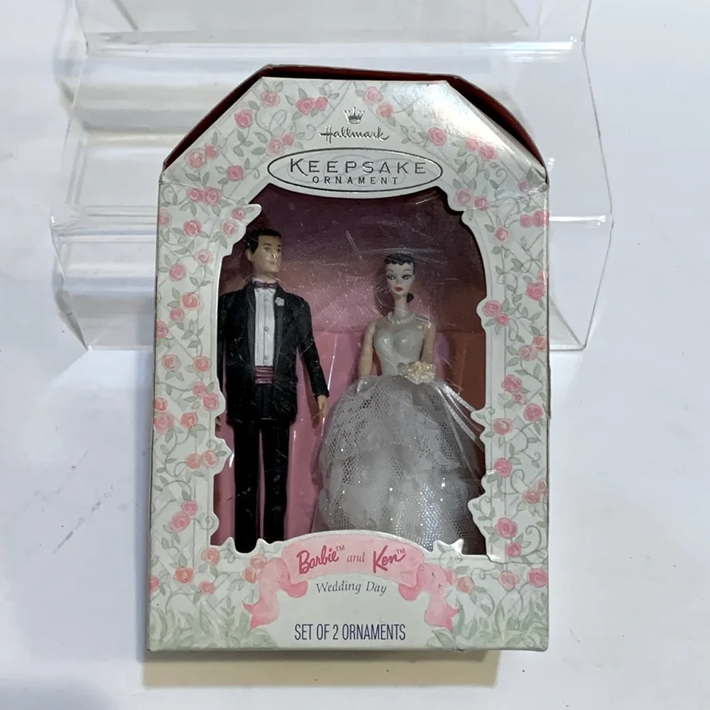 1997 Barbie Ken Wedding Day ornaments
